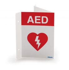 Defibrillator AED Wall Sign photo