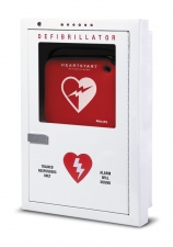 Defibrillator Cabinet, Semi-recessed photo